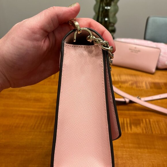 Kate Spade Pink Carson Crossbody Bag with chain - Picture 14 of 15